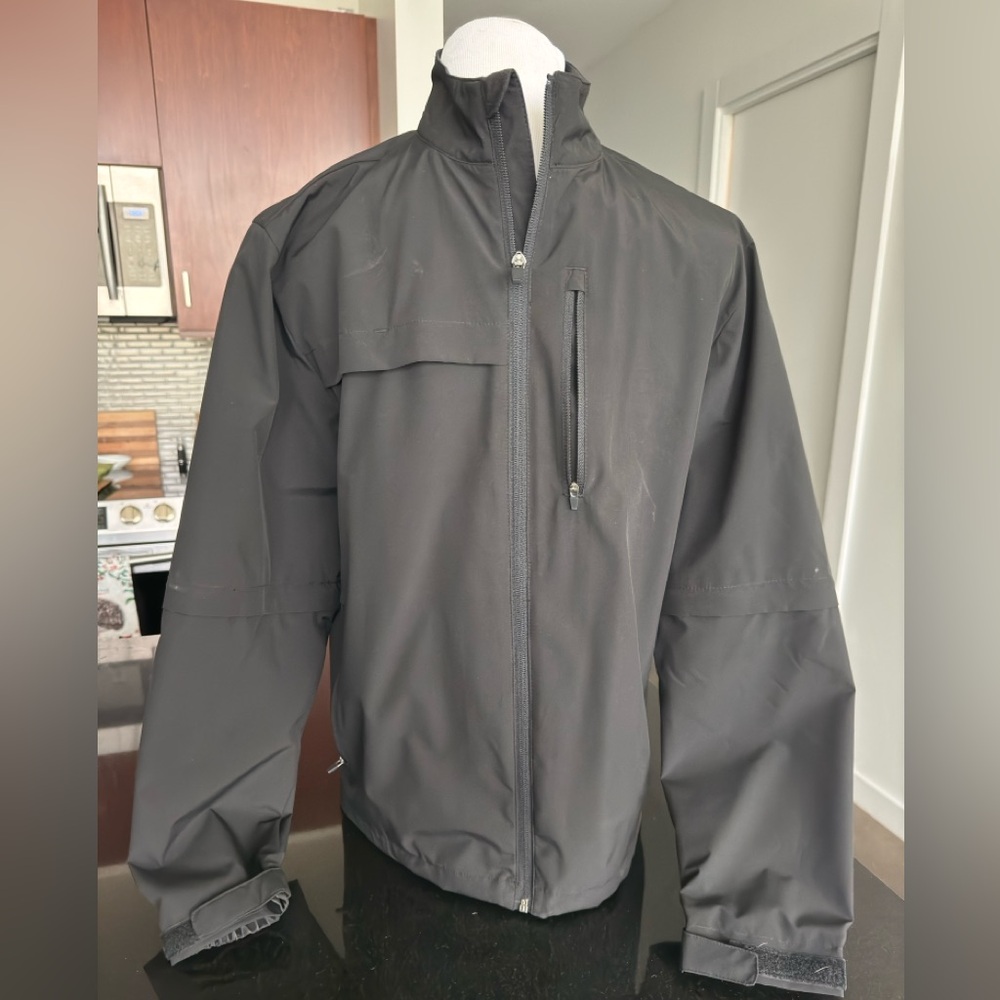 Walter Hagen Black Lightweight Golf Jacket Men’s Small Windbreaker